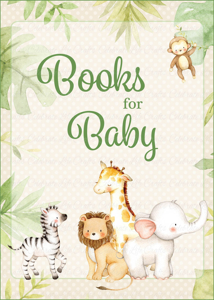  Safari Baby Shower Books for Baby Sign