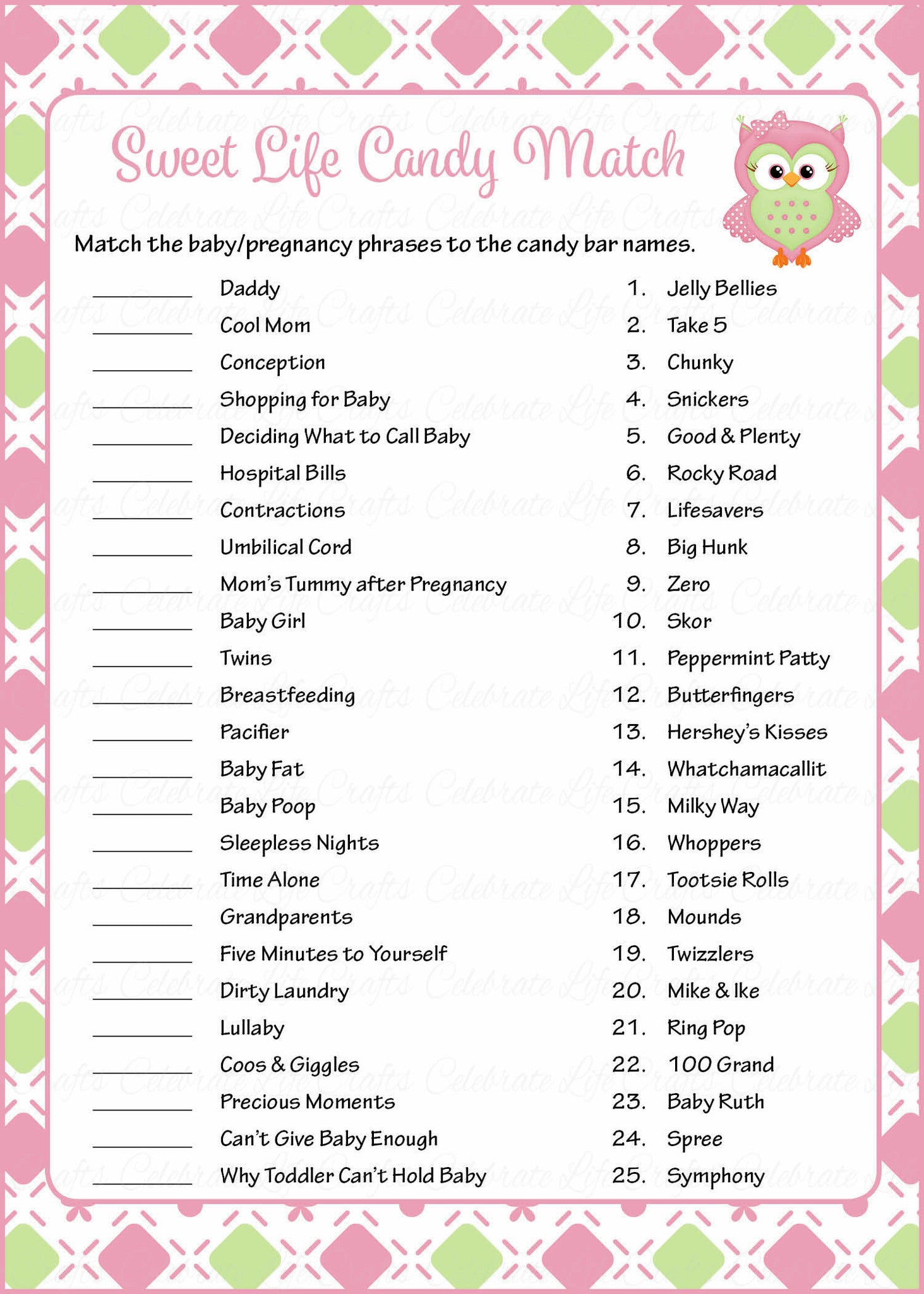 What Types of Candy To Use For a Baby Shower?