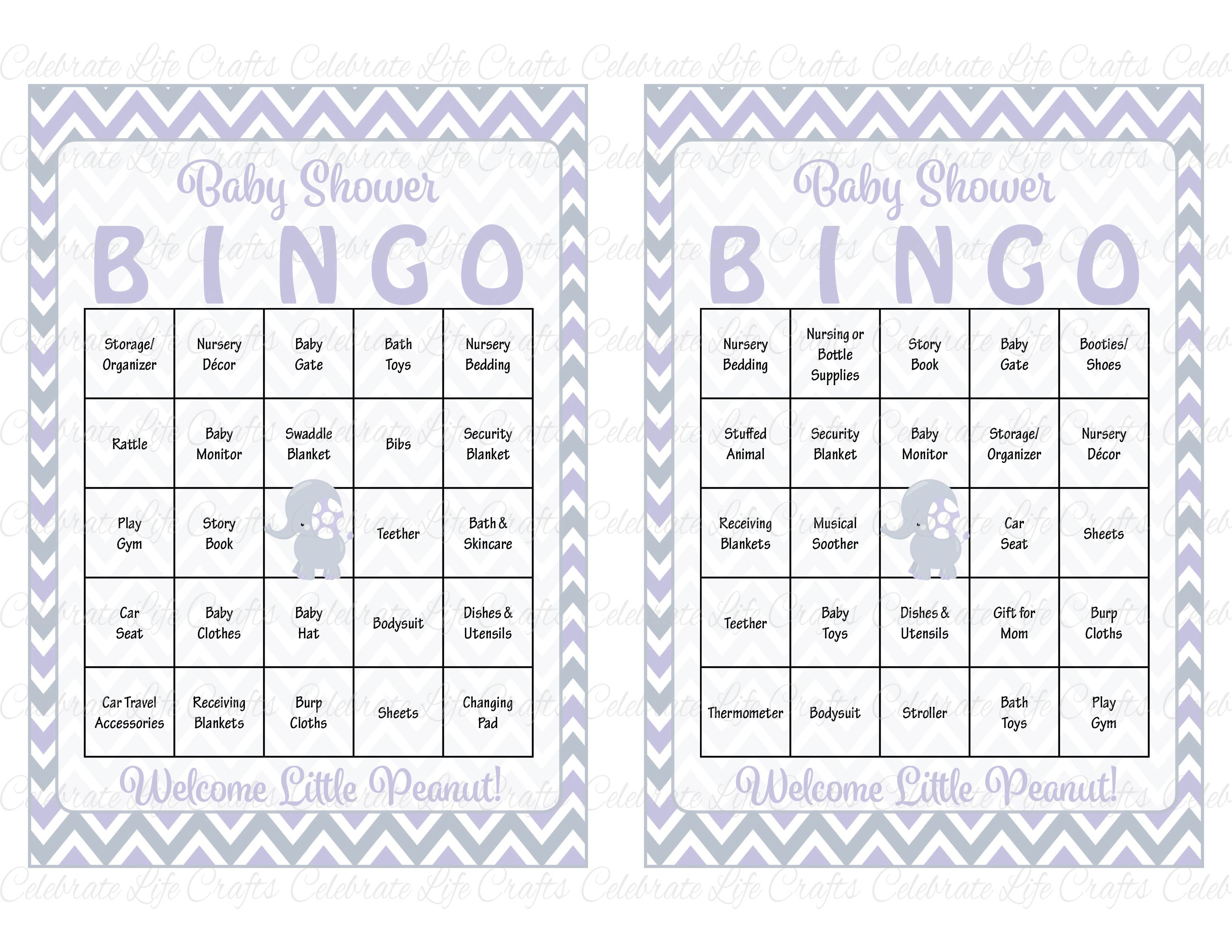 Ollie the Elephant Baby Room Thermometer Card