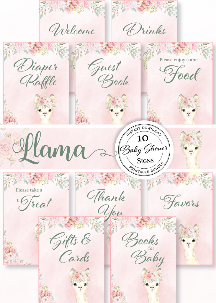 Girls Pink Nursery Decor, Llama Theme Wall Art Prints, Girls Personalized  Name, Baby Shower Gift For Girl, Bedroom Decor - Yahoo Shopping