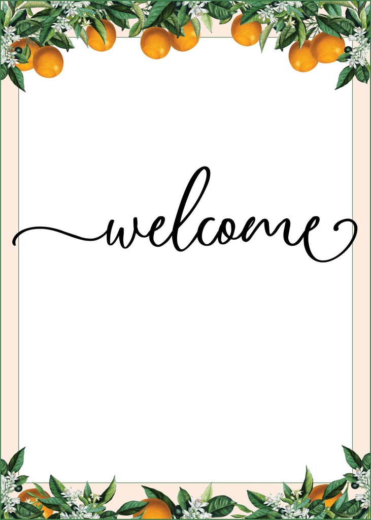 Little Cutie Baby Shower Welcome Sign