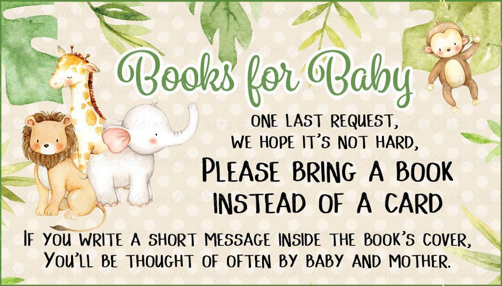  Safari Baby Shower Books for Baby Cards